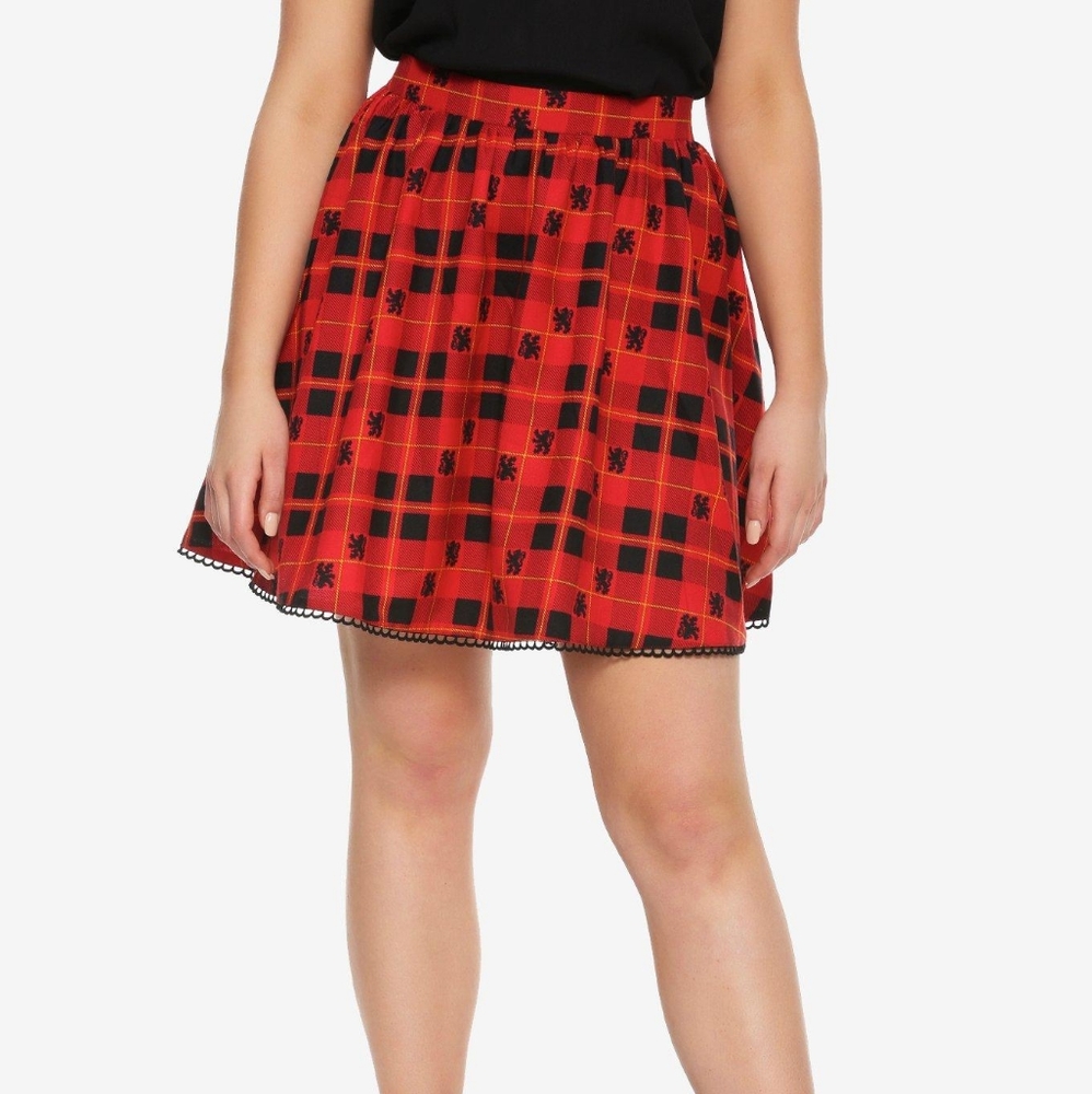 Hot Topic Skirts Harry Potter Gryffindor Skater Skirt Women's Size 3x